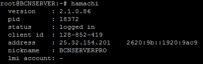 Hamachi Linux saber ip